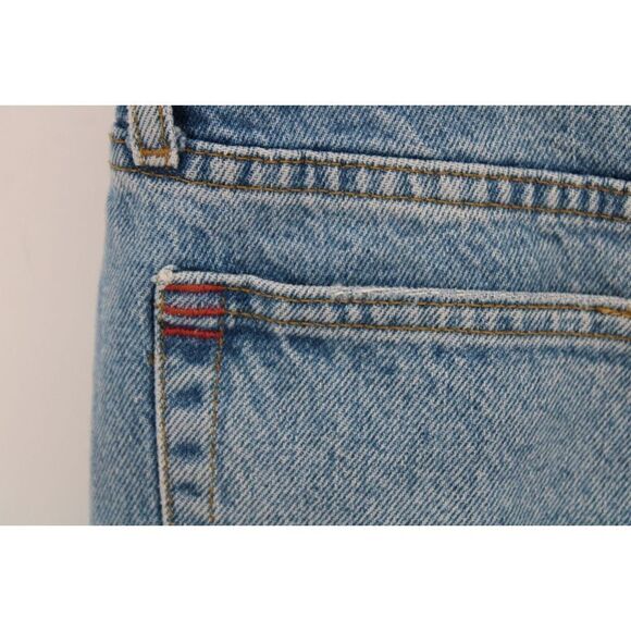 BDG SUMMER CUTOFF Urban Outfitters High Rise Cheeky Jean Shorts Frayed Hem Sz 32 - Picture 8 of 10